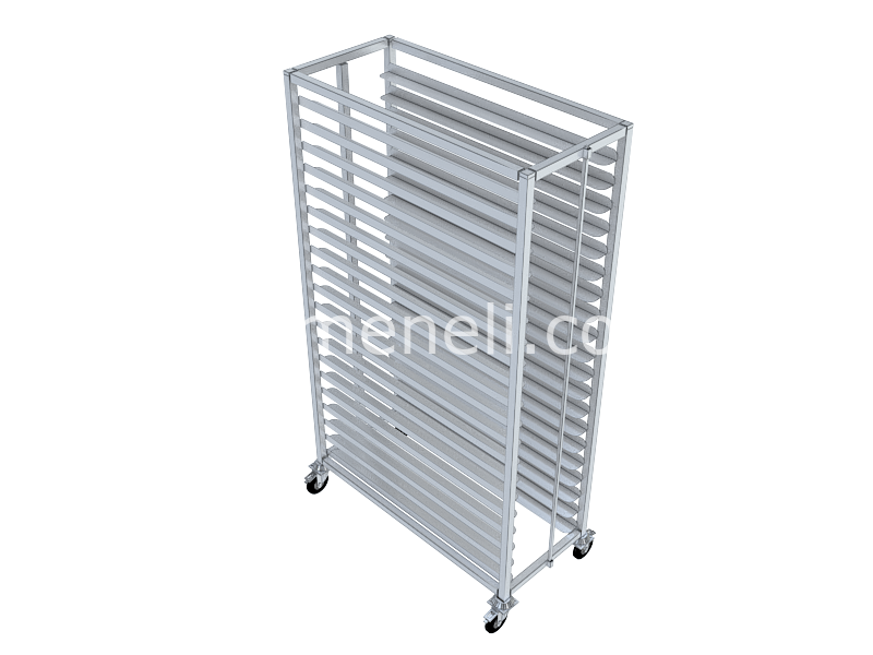 Tekli Tepsi Taşıma Arabası 34 x 84