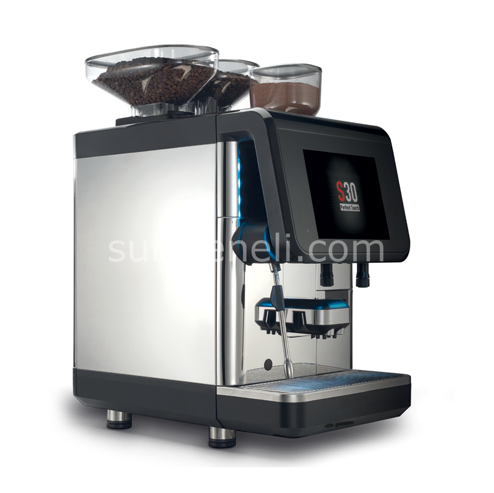 SÜPER OTOMATİK ESPRESSO KAHVE MAKİNESİ-TURBO STEAM BUHAR KOLLU LA CİMBALİ S30 – CS10+TS
