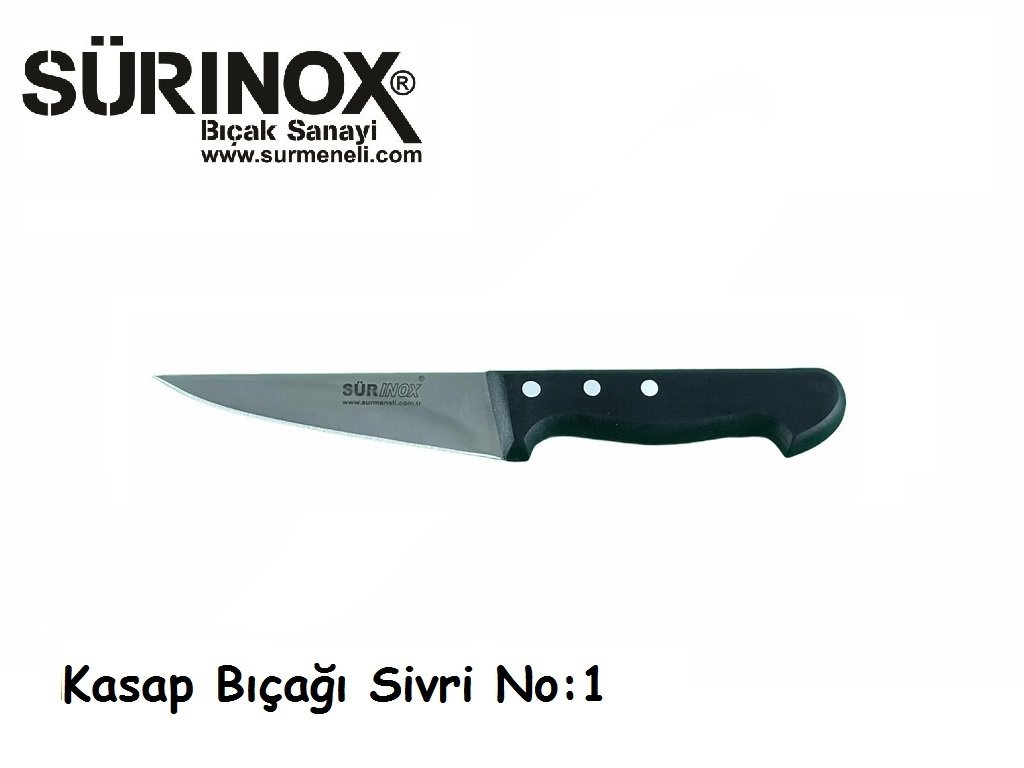 Sürinox Kasap Bıçağı Sivri No.1