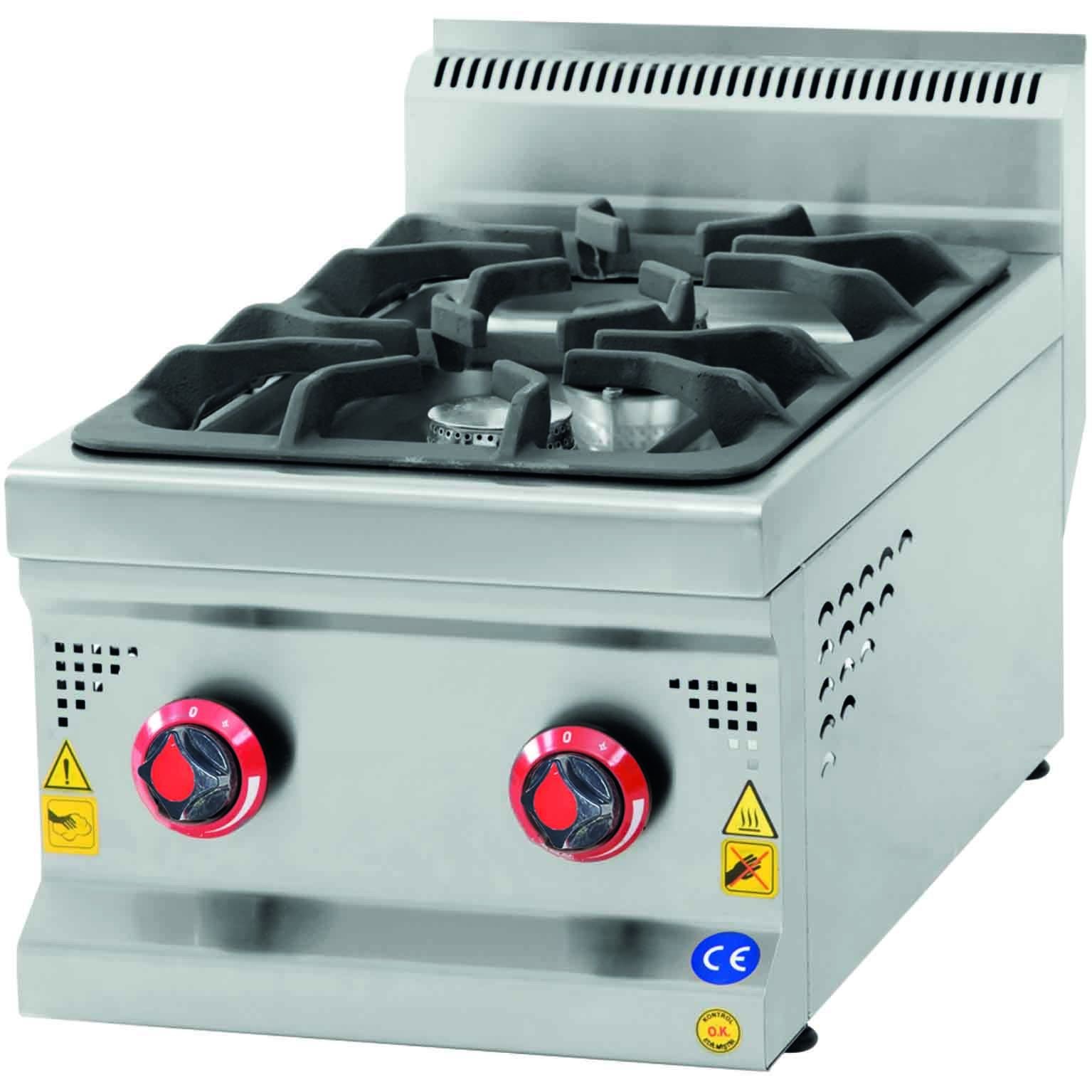 CSA İNOX - OCAK SET USTU GAZLI 400*900*300 17,339 kW 20 mbar