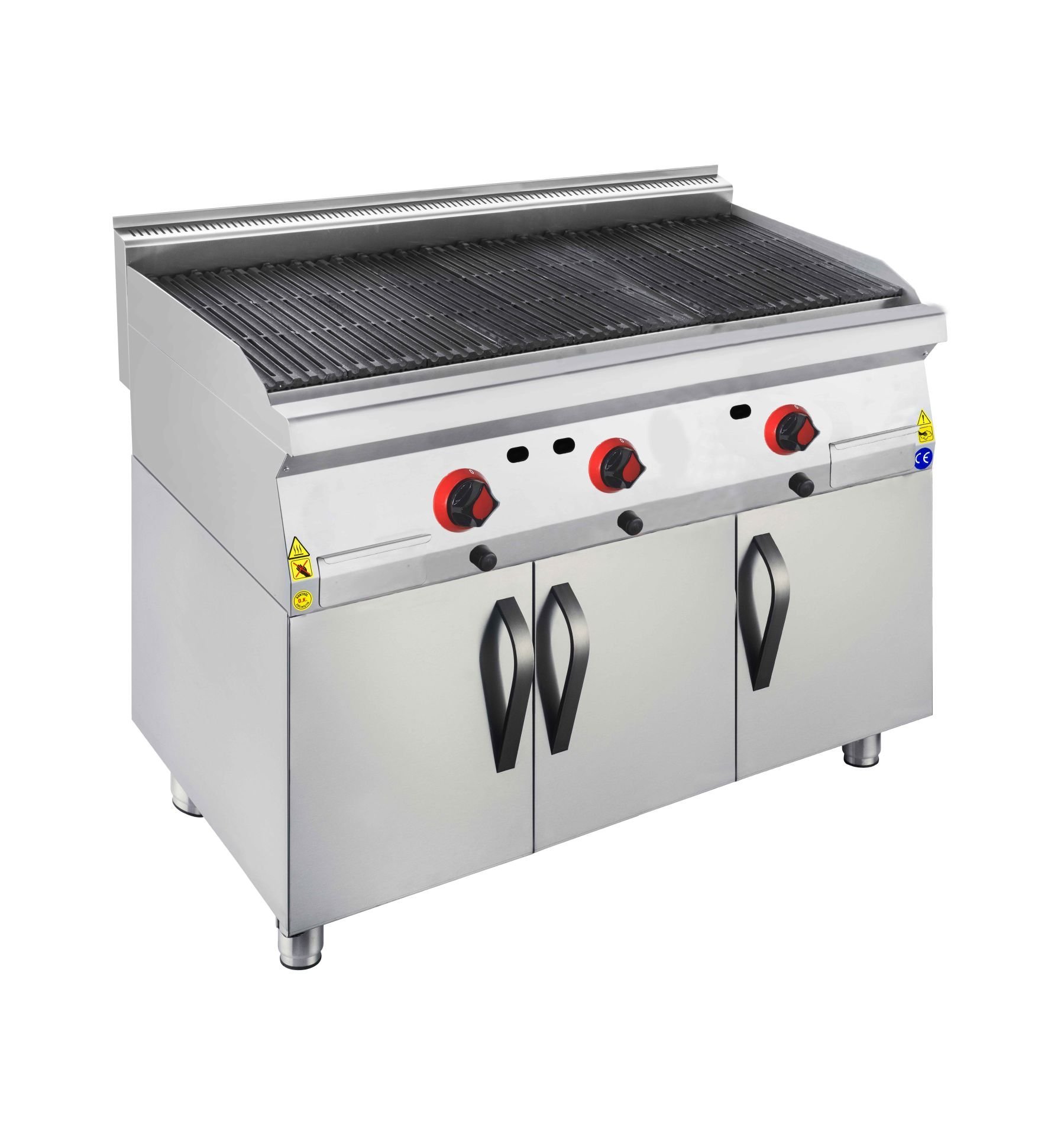 CSA İNOX - IZGARA EDGE LAVATAS DOKUM DOLAPLI GAZLI - LPG 1200*900*850 22,772 kW 30 mbar