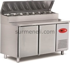 Empero - Pizza Ve Salata Hazırlık Buzdolabı 2 Kapılı 150X70X85 300 lt.