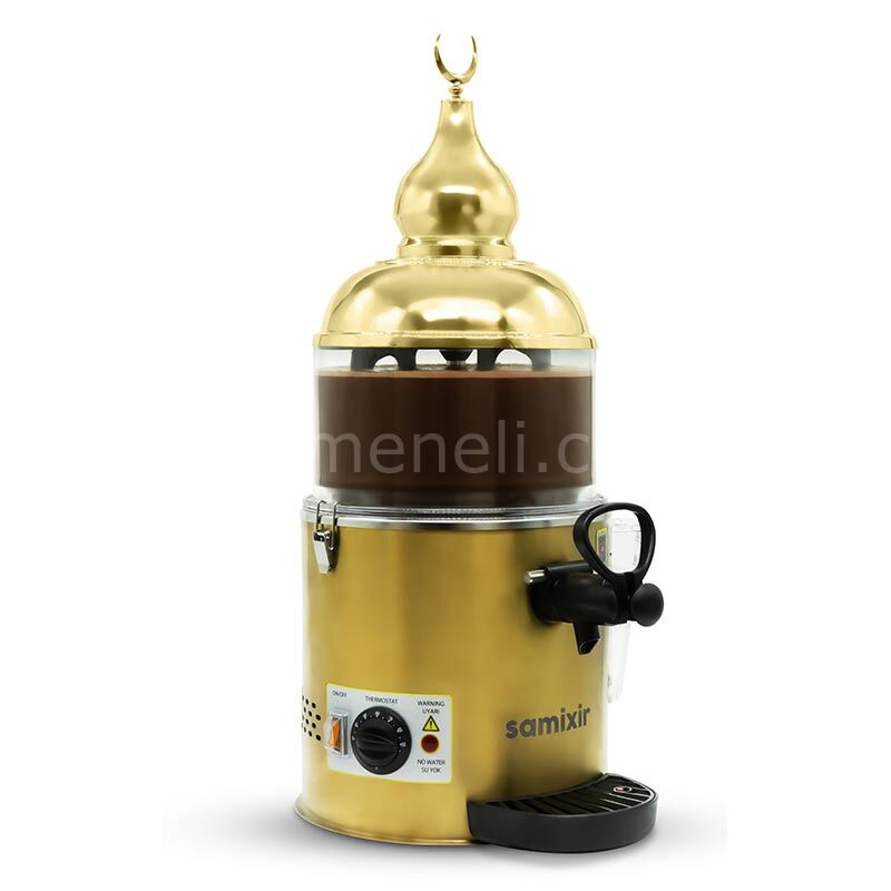 Samixir Hot Gold SC05 5 L Panoramik Sıcak İçecek Dispenseri GOLD