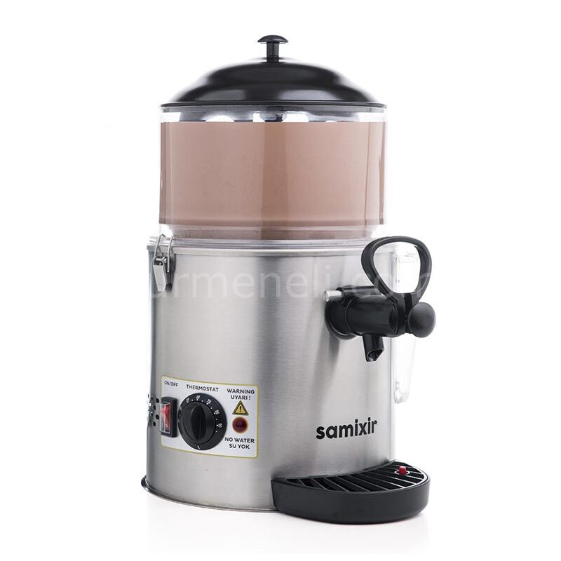 Samixir Hot Gold SC05 5 L Panoramik Sıcak İçecek Dispenseri INOX