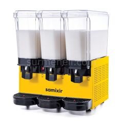 Samixir 60.MMM Triple Klasik Karıştırıcılı Soğuk İçecek Dispenseri, 20+20+20 L, SARI