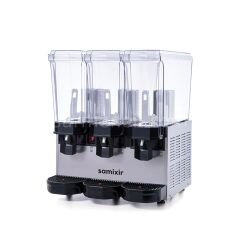 Samixir 60.MMM Triple Klasik Karıştırıcılı Soğuk İçecek Dispenseri, 20+20+20 L, INOX