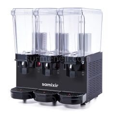 Samixir 60.SSS Triple Klasik Fıskiyeli Soğuk İçecek Dispenseri, 20+20+20 L, SİYAH