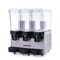 Samixir 60.SSS Triple Klasik Fıskiyeli Soğuk İçecek Dispenseri, 20+20+20 L, INOX