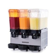 Samixir 60.SSS Triple Klasik Fıskiyeli Soğuk İçecek Dispenseri, 20+20+20 L, INOX