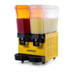 Samixir 40.SS Twin Klasik Fıskiyeli Soğuk İçecek Dispenseri, 20+20 L, SARI