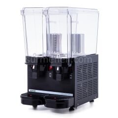 Samixir 40.SS Twin Klasik Fıskiyeli Soğuk İçecek Dispenseri, 20+20 L, SİYAH