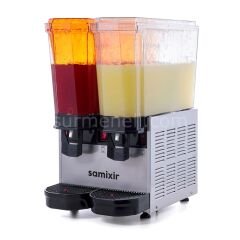 Samixir 40.SS Twin Klasik Fıskiyeli Soğuk İçecek Dispenseri, 20+20 L, INOX