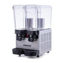 Samixir 40.SS Twin Klasik Fıskiyeli Soğuk İçecek Dispenseri, 20+20 L, INOX
