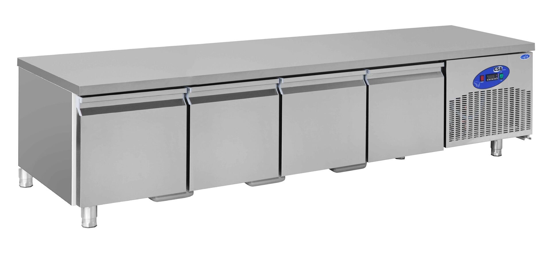 CS.CİH.4D.600.240CM CSA İNOX - CİHAZ ALTI BUZDOLABI DONDURUCU 2400*600*600
