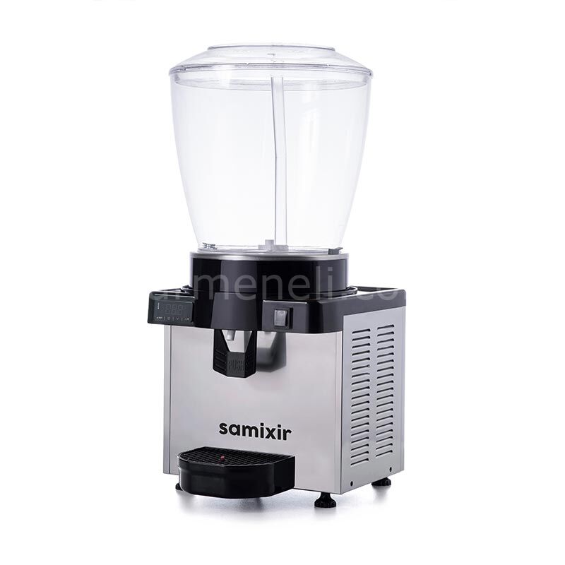 Samixir KAM22 Panaromik Dijital Köpüklü Ayran Dispenseri 22 L, INOX
