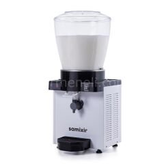Samixir KAM22 Panaromik Dijital Köpüklü Ayran Dispenseri 22 L, BEYAZ