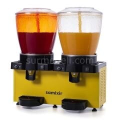 Samixir SS44 Panaromik Analog Twin Soğuk İçecek Dispenseri, 22+22 L Fıskiyeli,