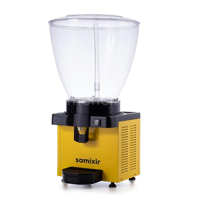 Samixir S40 Panaromik Digital Soğuk İçecek Dispenseri, 40 L Fıskiyeli, SARI