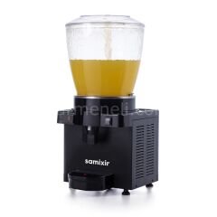 Samixir S22 Panaromik Digital Soğuk İçecek Dispenseri, 22 L Fıskiyeli, SİYAH