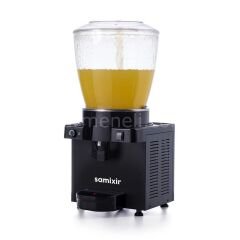 Samixir S22 Panaromik Analog Soğuk İçecek Dispenseri, 22 L Fıskiyeli, SİYAH