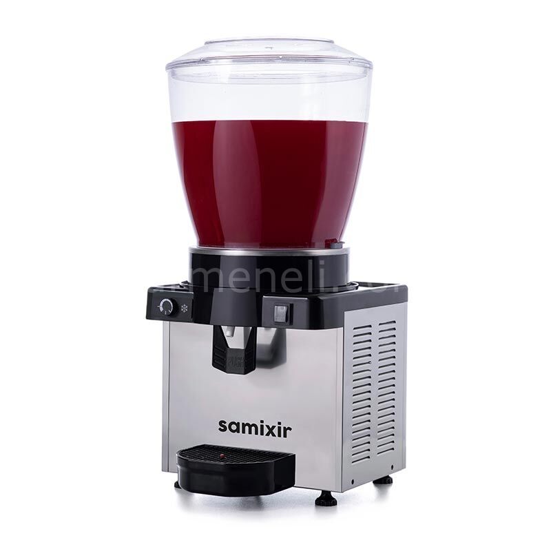 Samixir M22 Panaromik Analog Soğuk İçecek Dispenseri, 22 L Karıştırıcılı, INOX