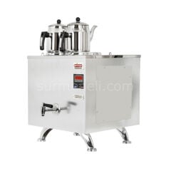 Ateşe İnoks Titanium Keyfchi Akıllı Dijital Elektrikli - 2-3 Demlikli Çay Kazanı