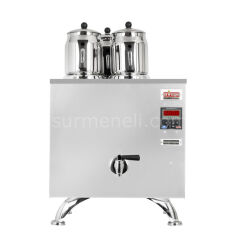 Ateşe İnoks Titanium Keyfchi Akıllı Dijital Elektrikli - 2-3 Demlikli Çay Kazanı