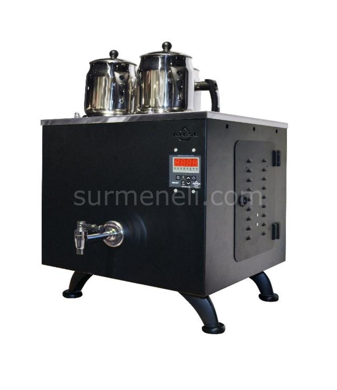 Ateşe Statik Titanium Keyfchi Akıllı Dijital Elektrikli - 2-3 Demlikli Çay Kazanı