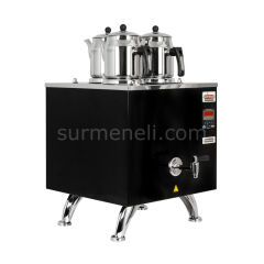 Ateşe Statik Titanium Keyfchi Akıllı Dijital Elektrikli - 2-3 Demlikli Çay Kazanı