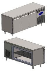 CS.KBP.3.800.AC CSA İNOX - GRID KEBAB CABINET / MANGAL ALTI KEBAP DOLABI 2000*800*850