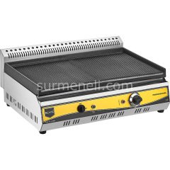 Remta - 70 cm Tam Oluklu Döküm Izgara Elektrikli