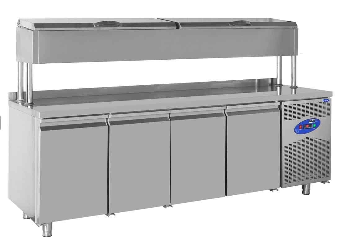 CS.TEK.4.700.YM CSA İNOX - HIGH MAKE UP REFRIGERATORS / 700'LÜK YÜKSELTİLMİŞ MAKE UP 2350*700*1370
