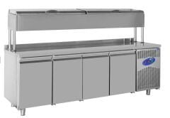 CS.TEK.4.700.YM CSA İNOX - HIGH MAKE UP REFRIGERATORS / 700'LÜK YÜKSELTİLMİŞ MAKE UP 2350*700*1370