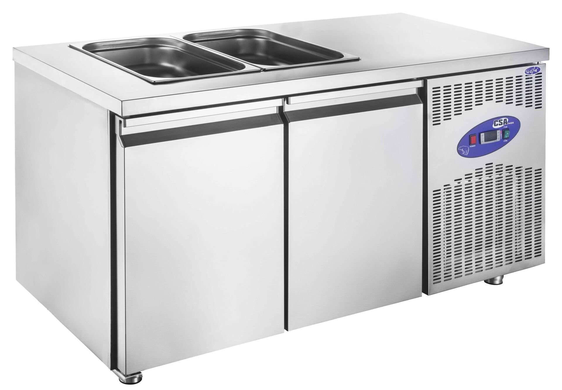 CS.TEZ.2.700.SH CSA İNOX - SALAD BAR / 700'LÜK HAVUZSUZ SALAD BAR 1410*700*850