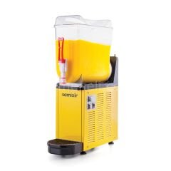 Samixir SLUSH12 Ice Slush Mono Granita Meyve Suyu Dispenseri, 12 L, SARI