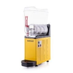 Samixir SLUSH12 Ice Slush Mono Granita Meyve Suyu Dispenseri, 12 L, SARI