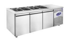 CS.TEZ.3.700.SH CSA İNOX - SALAD BAR / 700'LÜK HAVUZSUZ SALAD BAR 1880*700*850