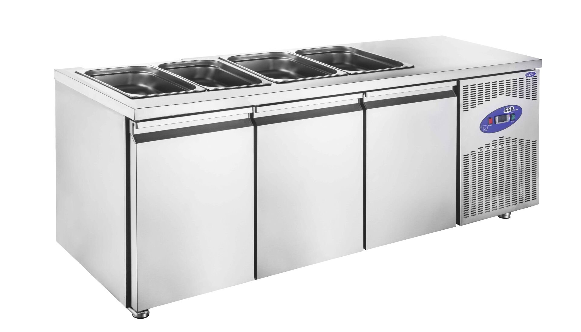 CS.TEK.3.700.SH CSA İNOX - SALAD BAR / 700'LÜK HAVUZSUZ SALAD BAR 1880*700*850