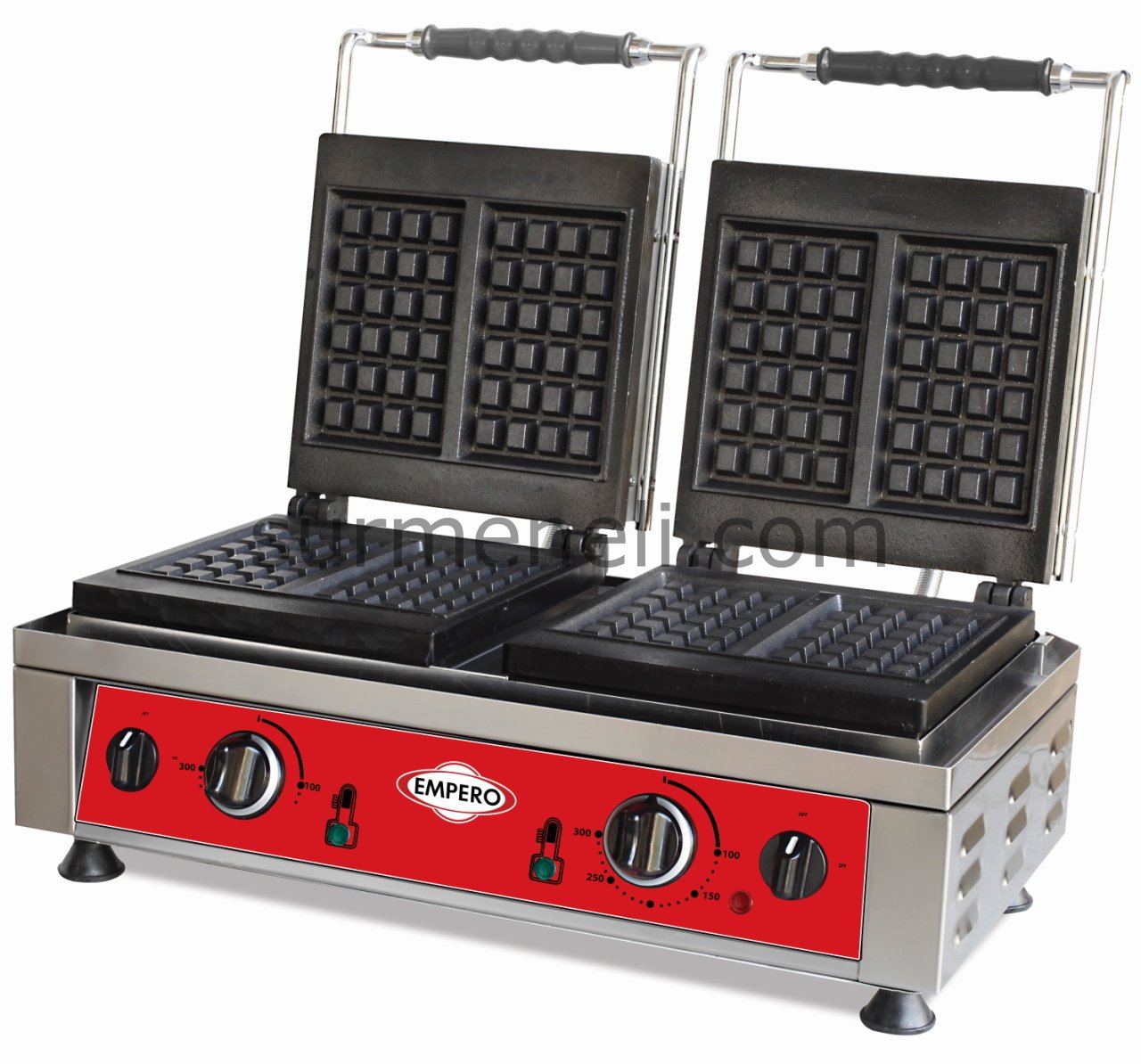 Empero - Çift Kapaklı Waffle Makinası Kare-20