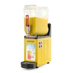 Samixir SLUSH12 Ice Slush Mono Allure Granita Meyve Suyu Dispenseri, 12 L, SARI
