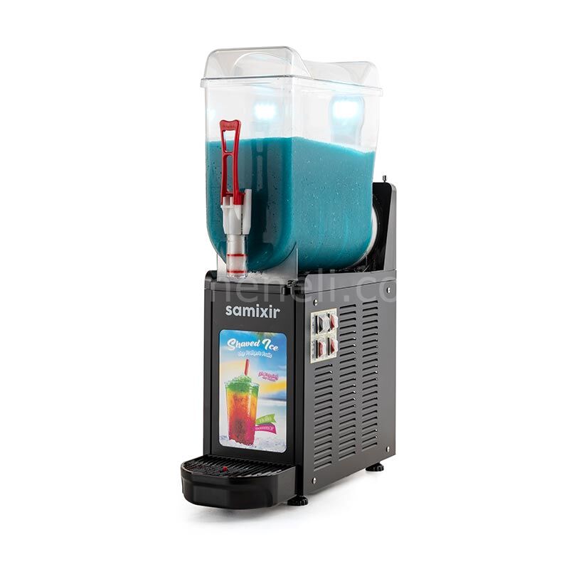 Samixir SLUSH12 Ice Slush Mono Allure Granita Meyve Suyu Dispenseri, 12 L, SİYAH