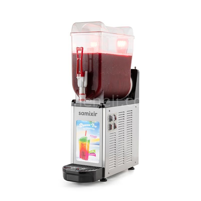 Samixir SLUSH12 Ice Slush Mono Allure Granita Meyve Suyu Dispenseri, 12 L, INOX