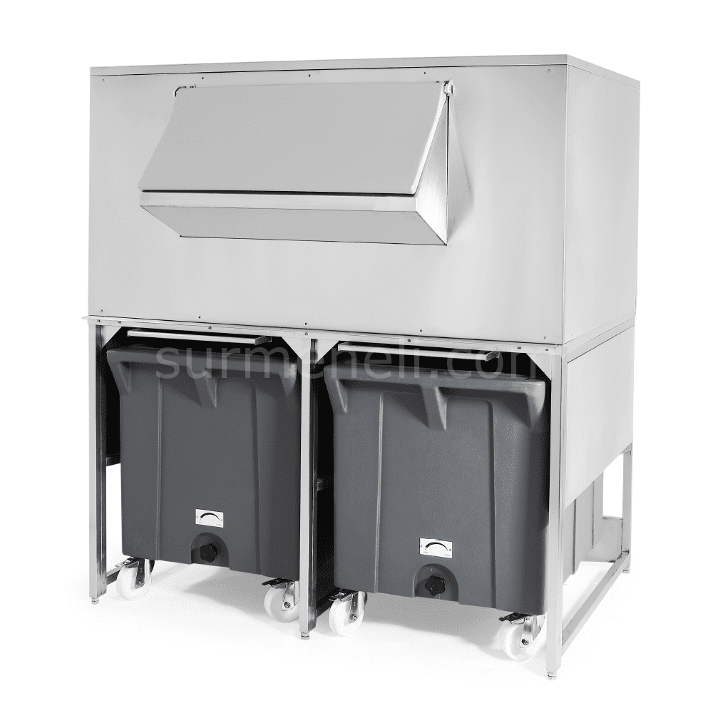 Brema DRB 500 2x108 Kg Kapasiteli Profesyonel Buz Depolama Haznesi