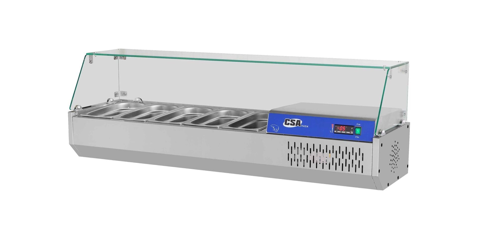 CS.GRN.141 CSA İNOX - DISPLAY REFRIGERATORS / TEŞHİR BUZDOLABI 1410*390*460