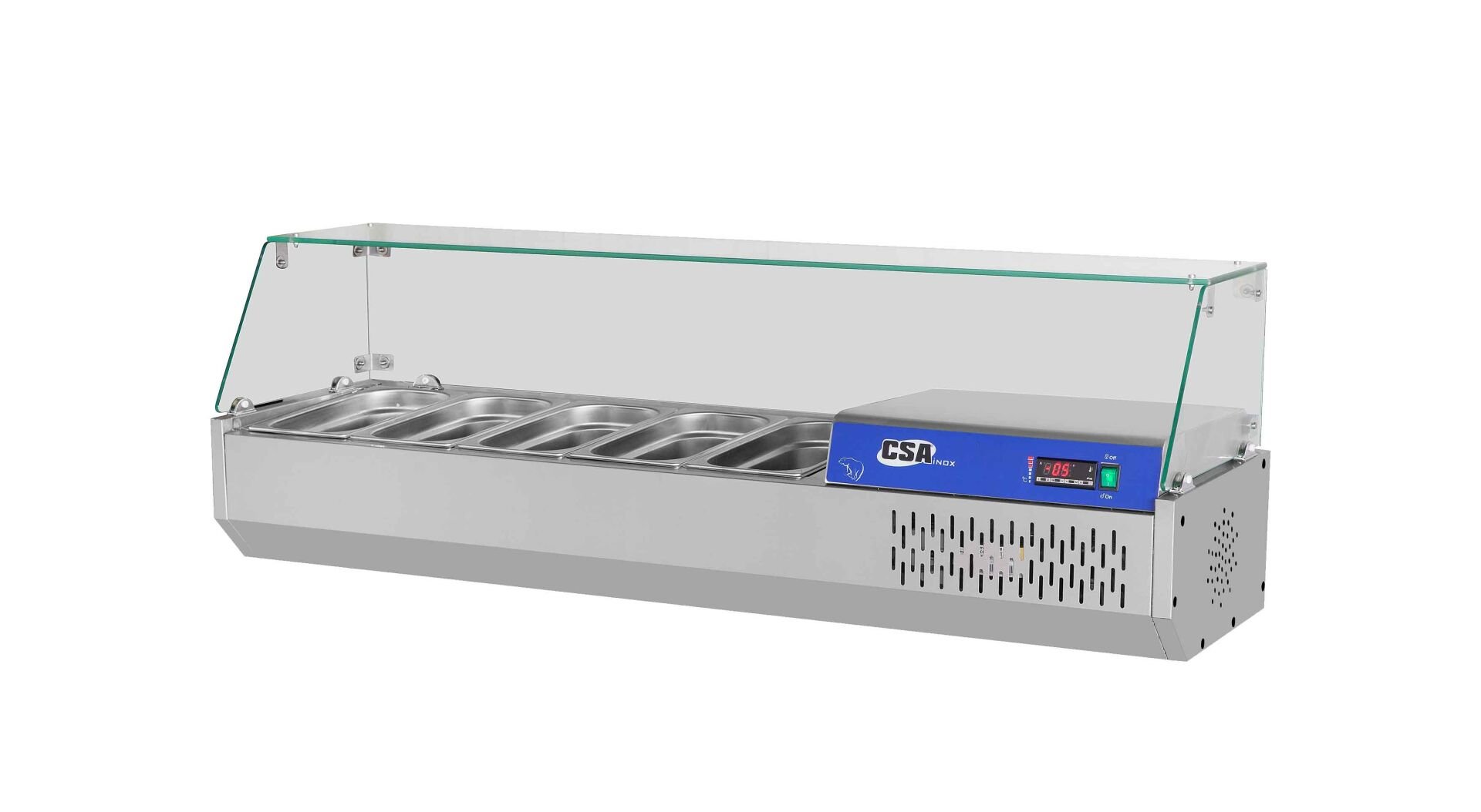 CS.GRNK.141 CSA İNOX - DISPLAY REFRIGERATORS / TEŞHİR BUZDOLABI 1410*390*460