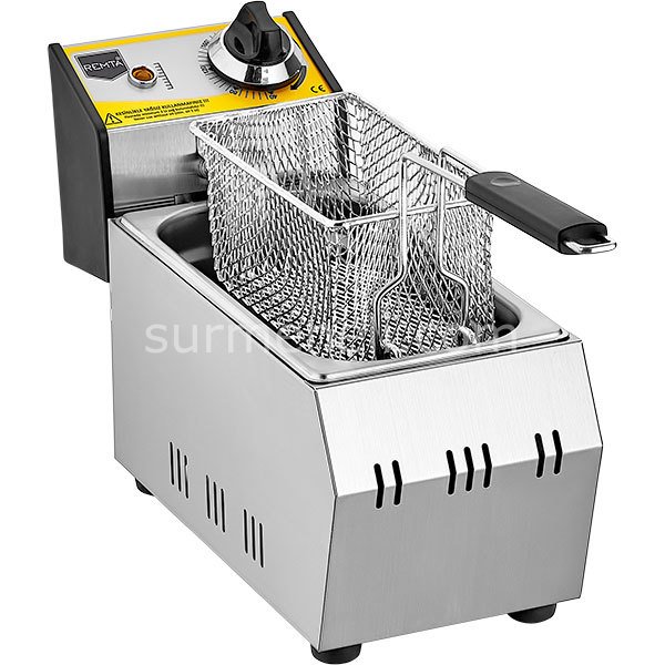 Remta - Tekli Kapaklı 3 lt Elektrikli Fritöz