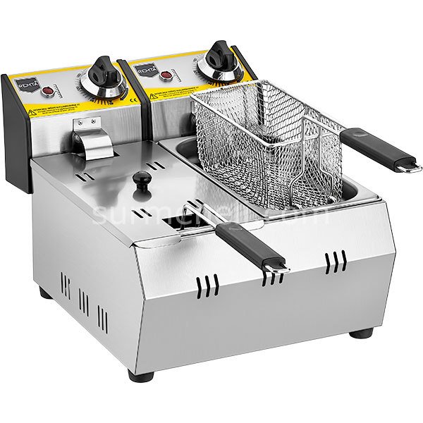 Remta - 3+3 lt Elektrikli Fritöz