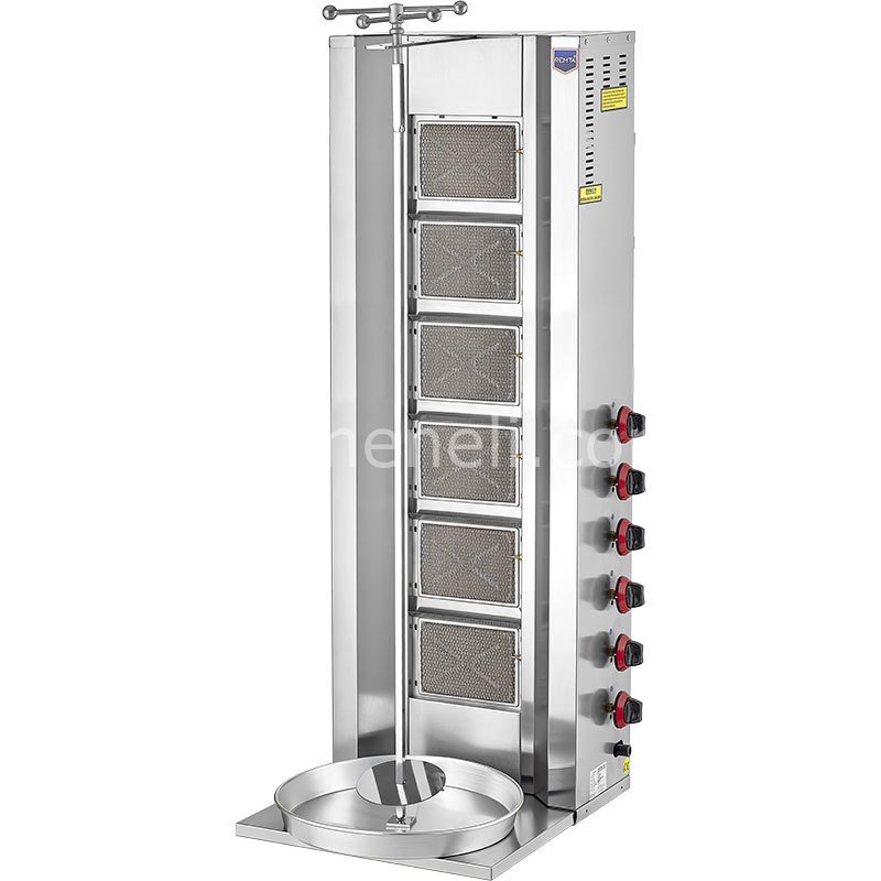 Remta - 6 Radyanlı Gazlı (CE) Döner Ocağı