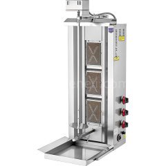 Remta - 3 Radyanlı Üstten Motorlu Gazlı (CE) Döner Ocağı