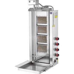 Remta - 4 Radyanlı Üstten Motorlu Gazlı (CE) Döner Ocağı